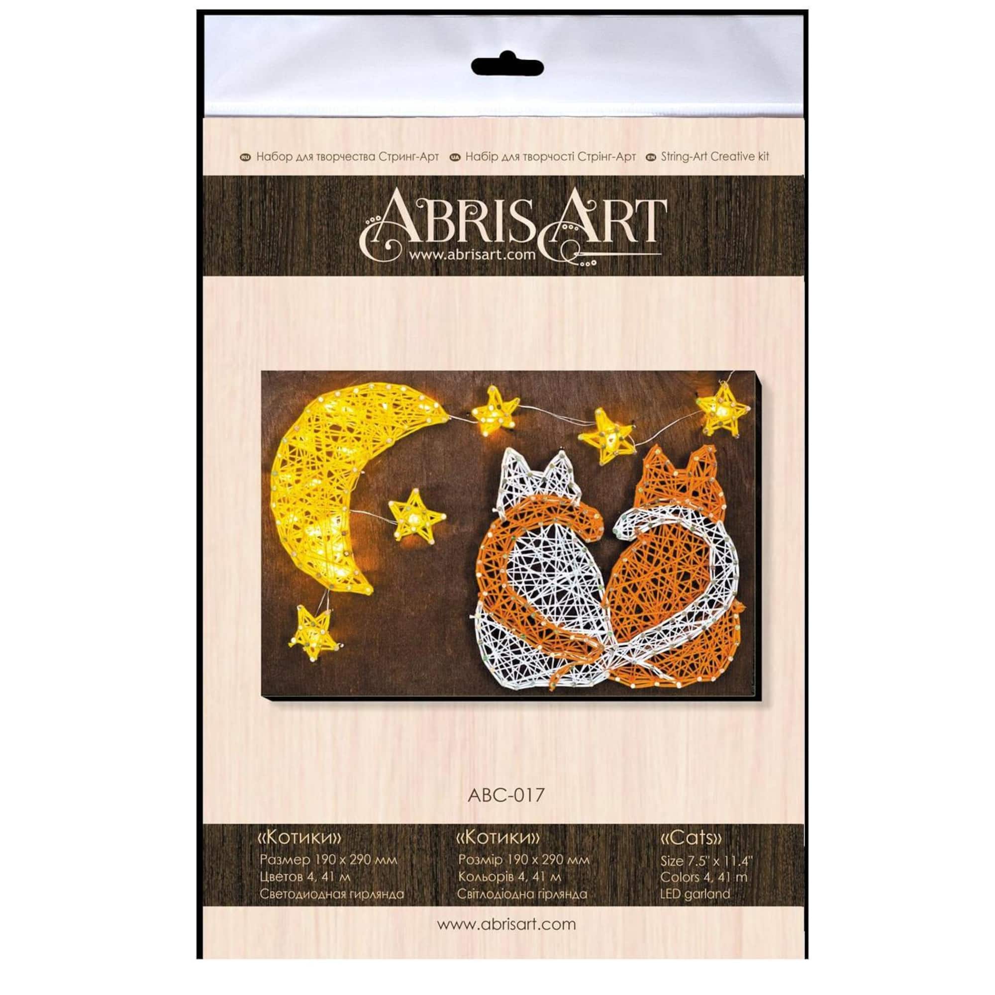 Abris Art Cats ABC-017 String Art Creative Kit